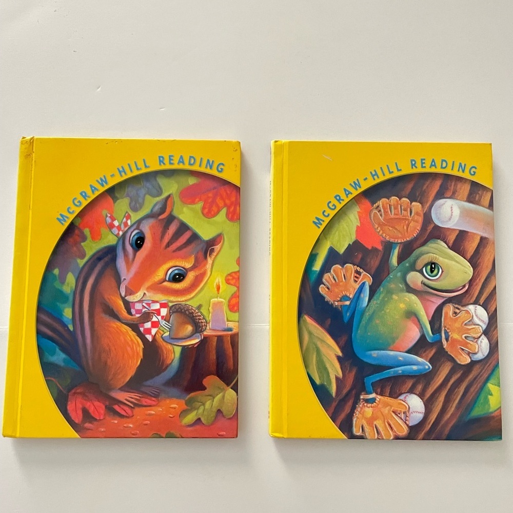 2 Mcgraw-Hill Reading 1 Book 2: People Anthology Level 2 & Book 4 Hardcover